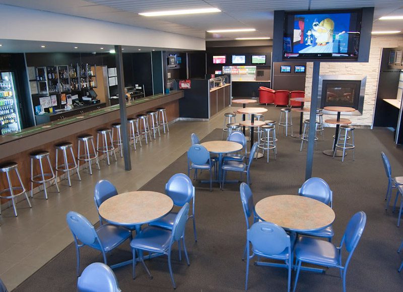 Bar and dining area